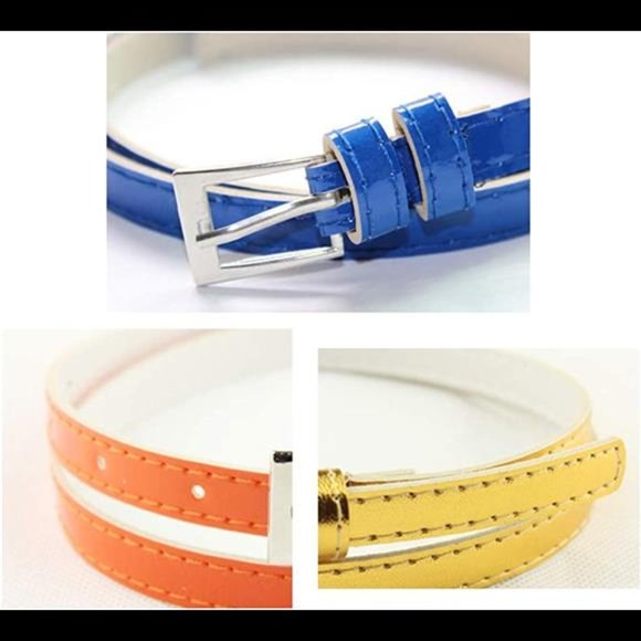 OuLi Store® Pack of 9PCS Women Thin Belt with Buckle for Dress Jeans main image 5